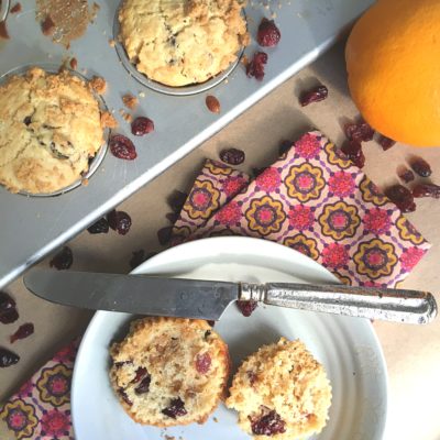 Winter’s Cranberry Orange Muffin